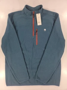 NEU SOUTHERN SHIRT COMPANY Herren 1/4-Reißverschluss türkis Pullover Kieler Medium Performance  - Bild 1 von 13