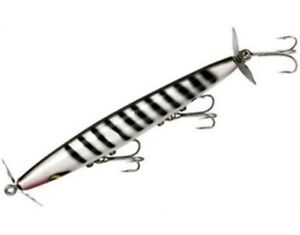 Smithwick AF110 White/Black Stripes 4.5" Devils Horse Topwater Fish Lure Fishing