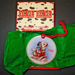 Adorno de árbol de Navidad 101 dálmatas (totalmente nuevo en caja - 1996 Disney) - Imagen 1 de 2