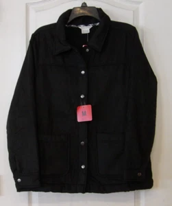 Boston Traders Fleece gefütterte Trucker Jacke Hunter schwarz Damen Gr. XL Neu mit Etikett - Bild 1 von 2