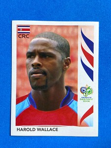 2006 Panini Germany #44 Harold Wallace Costa Rica Figure
