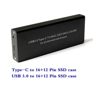 Type-C USB3.0 External SSD Enclosure for MacBook Air Pro Retina 2013/14/15/16/17 - Picture 1 of 12