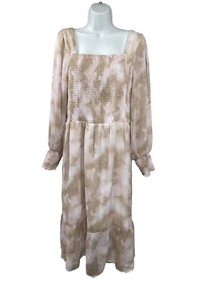 NEW Nine West Women's Pink Metallic Accent Lined Sheer Dress - XXL - Image 1 of 4