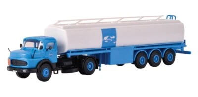 Spur H0 Kibri 14610 Mercedes-Benz Rundhauber Con Serbatoio ARAL Nuovo OVP - Immagine 1 di 2