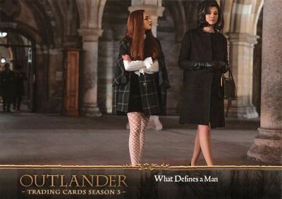 Outlander Season 3 (2019) BASE Trading Card #30 / WHAT DEFINES A MAN - Image 1 of 2