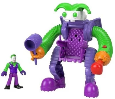  Игрушечный боевой робот Imaginext DC Super Friends The Joker с позирующей фигуркой  - Изображение 1 из 4
