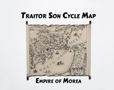 Traitor Son Cycle Map, Empire of Morea Map, The Red Knight Map Fell Sword Map - Image 1 of 4