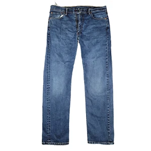 Levi's 505 Jeans Size 38 x 34 Straight Regular Fit Denim Blue Medium Wash - Picture 1 of 10