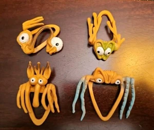 Lot of 4 Vintage 1990s Goosebumps Tombola Egg Pocket Monster Toys R. L Stine - Picture 1 of 5