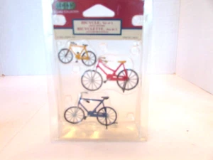 Lemax Village 34972 Set of 3 Bicycles Self Standing 2003 Retired L135 - Picture 1 of 1