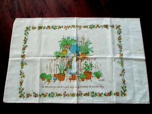Vtg 1976 Was Holly Hobbie Double-sided Standard Pillow Case American Greetings - Imagen 1 de 1
