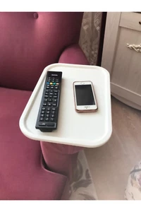 Sofa Arm Clip Table, Armrest Tray Table, Drinks/Remote Control/Snacks Holder - Picture 1 of 4