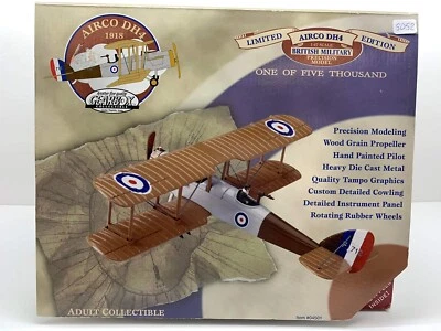 Gearbox 1/47 AIRCO DH4 1918 British Military Airplane Diecast #04501 3 - Image 1 of 4