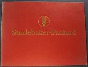 1958 Studebaker Packard Portfolio Folder (empty) Hawk Commander Excellent Orig - Picture 1 of 3