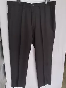 Pantalón de vestir para hombre Haggar H26 NEGRO 42x32 4 vías elástico sin hierro pretina expandible - Imagen 1 de 9