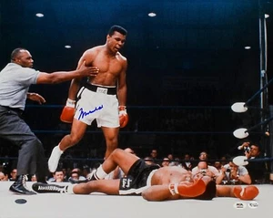 L@@K Muhammad Ali Sonny Liston Signed 16x20 Photo Steiner PSA/DNA AUTO GRADE 10 - Picture 1 of 4