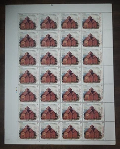 India "JOR BANGLA TEMPLE BISHNUPUR~ TERRACOTTA TEMPLES OF INDIA" Full Sheet 2020 - Picture 1 of 7