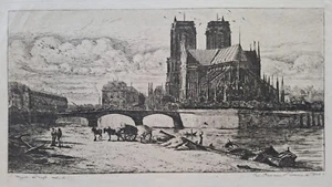 L'Abside de Notre-Dame de París Charles MERYON - Bild 1 von 14