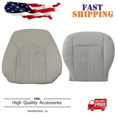 Cubierta de asiento de cuero perforado inferior y superior para pasajero Cadillac SRX 2010-2016 Foto 1 de 4