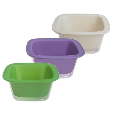  3 pezzi Scolapasta da cucina - Cestello di lavaggio in plastica Bacinella di - Immagine 1 di 4