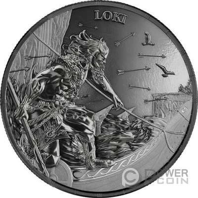 LOKI Ragnarök 1 Oz Silver Coin 5 Mark Germania 2025 - Image 1 of 3