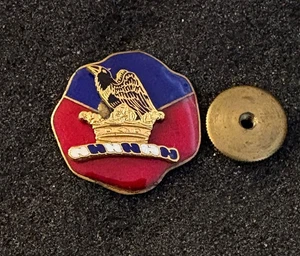 US Army 41st Replacement Co SB Tornillo Trasero NHM DUI DI Insignia Crest Pin - Imagen 1 de 4