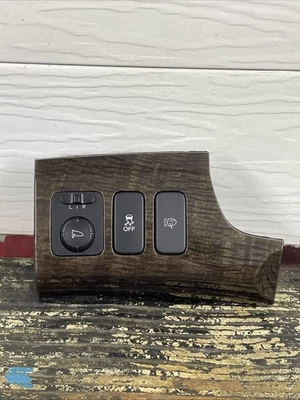 Interruptor de espejo retrovisor Acura MDX 2007-2013 panel de ajuste lado del conductor madera marrón Foto 1 de 4