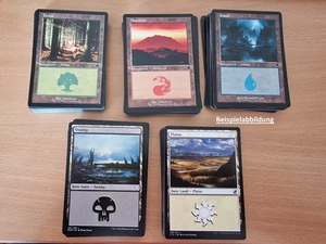 Magic: The Gathering 150 Basic Lands (países estándar) 30x cualquier color - Imagen 1 de 1