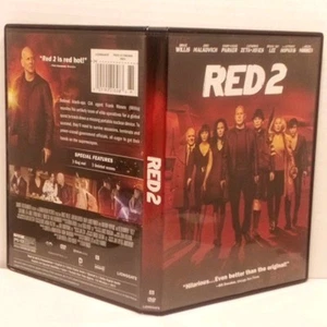 RED 2 (DVD, 2013)  Bruce Willis And Great Cast One View No Scratches Free ship - Picture 1 of 3