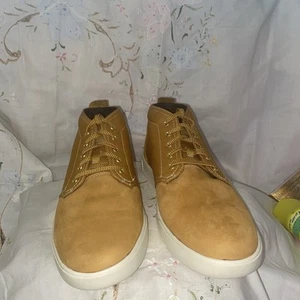 Timberland Boots Mens 11 Groveton Chukka Brown Leather Casual Lace Up Round - Picture 1 of 5