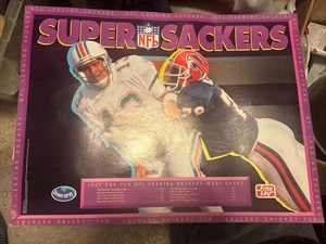 Vintage NFL Frito Lay Ocean Spray Super Sackers Dan Marino Poster 1992 Reggie White - Bild 1 von 5