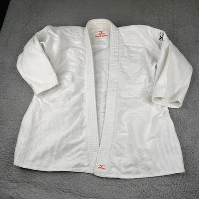 Mizuno Judo Gi Adulto Talla 4 Blanco Algodón Manga Larga MMA (Solo Chaqueta) Foto 1 de 4