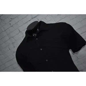 UNTUCKit Dress Shirt Button Up Mens Size 2XL XXL Relaxed Fit Cotton Black - Picture 1 of 9
