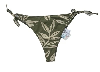 Bikini de surf Roxy Cheeky clásico con corbata lateral verde para mujer talla 2XL XXL nuevo con etiquetas Foto 1 de 4