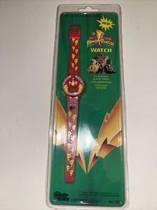 Vintage Mighty Morphin Power Rangers Red JASON Watch 1994 RARE Gordy Time - Picture 1 of 5