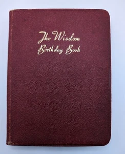The Wisdom Birthday Book by Arthur B. Allen - Bild 1 von 8