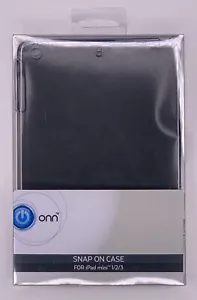 Onn Snap On Case For iPad Mini 1/2/3 Fingerprint Resistant - Picture 1 of 4