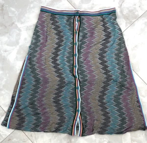 **42/08** SPORT MISSONI knitted stretch Skirt with side slits ITALY - Picture 1 of 12