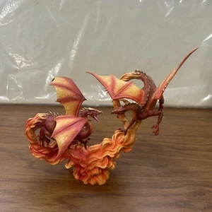 Ebros Gift Fantasy Myths and Legends Asherah Fire Elemental Dragon Incendia Ltd - Picture 1 of 10