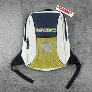 Vintage Quiksilver Rucksack Y2K Surf Skate Tasche Logo Surfwear Retro Neu mit Etikett - Bild 1 von 12
