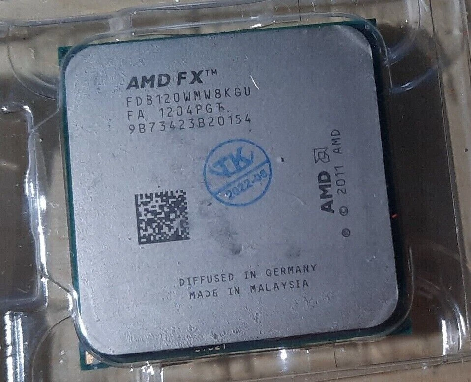 AMD FX-8120 3.1 GHz Octa Core Socket AM3+ 95/125W CPU Processor - Image 1 of 1