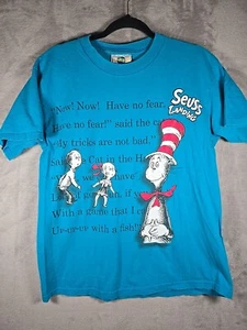 Camisa De Colección Cat In The Hat Dr. Seuss Universal Studios Mediana EE. UU. AOP - Imagen 1 de 6