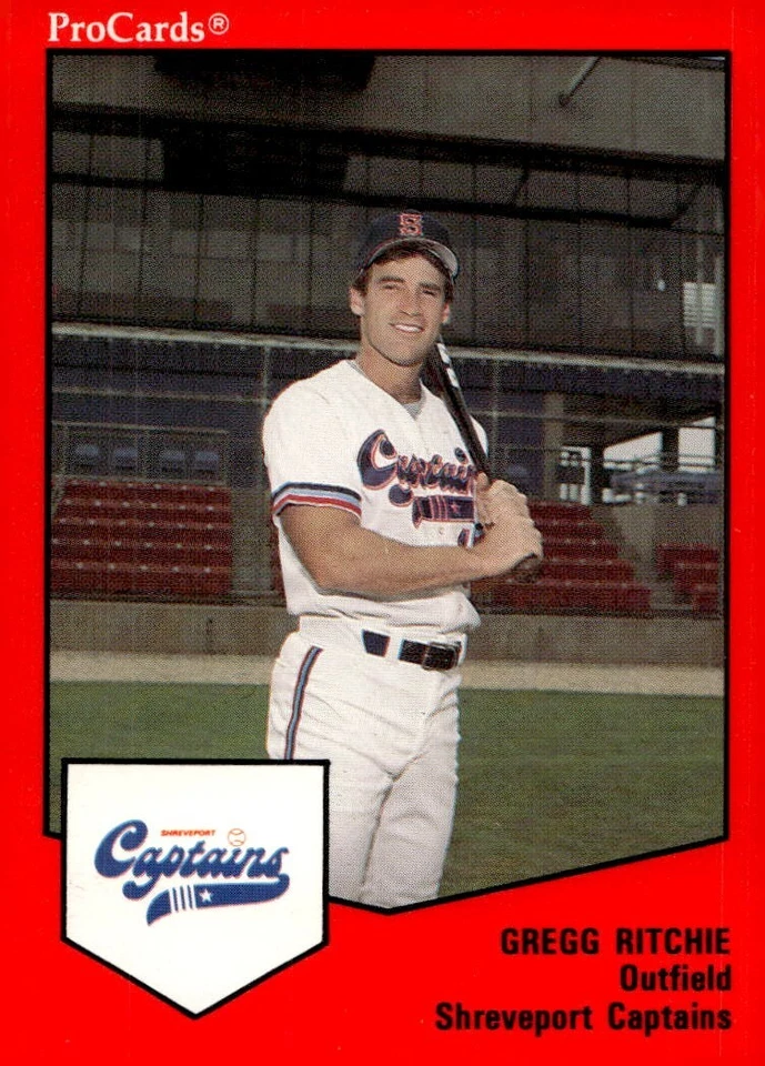 1989 ProCards Shreveport Captains GREGG RITCHIE RC GIANTS WASHINGTON DC - Image 1 of 2