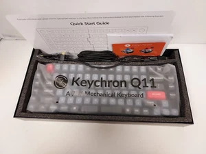 Keychron Q11 A 75% RGB Blacklight Wired Mechanical Keyboard - READ - Afbeelding 1 van 6