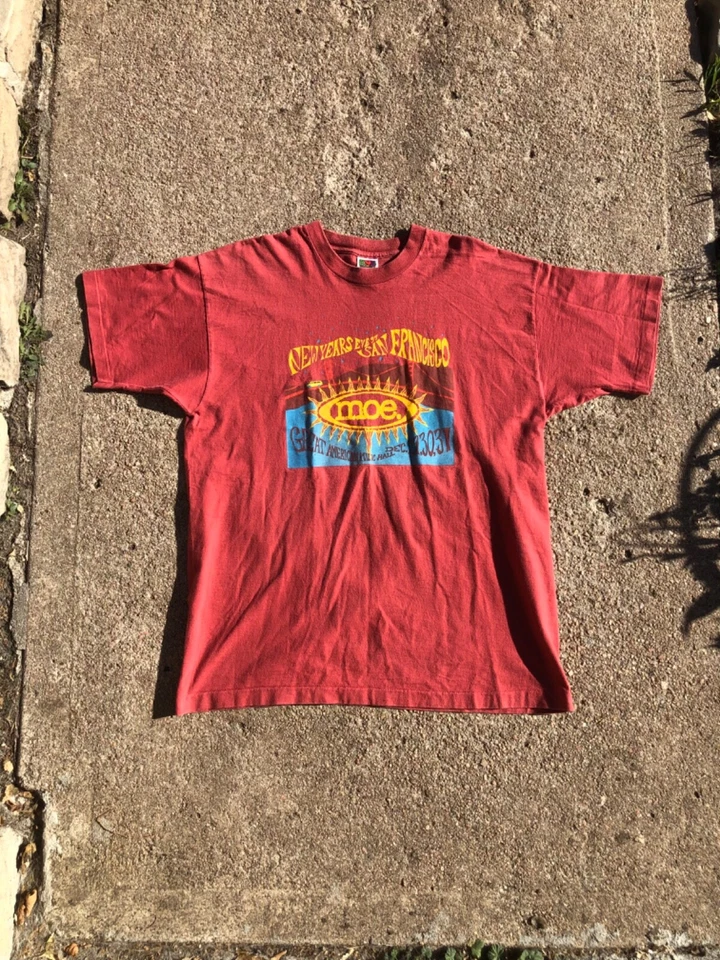 Винтажный концерт в канун Нового года 90-х Moe 1997 San Francisco размер XL джем-бэнд - Изображение 1 из 4