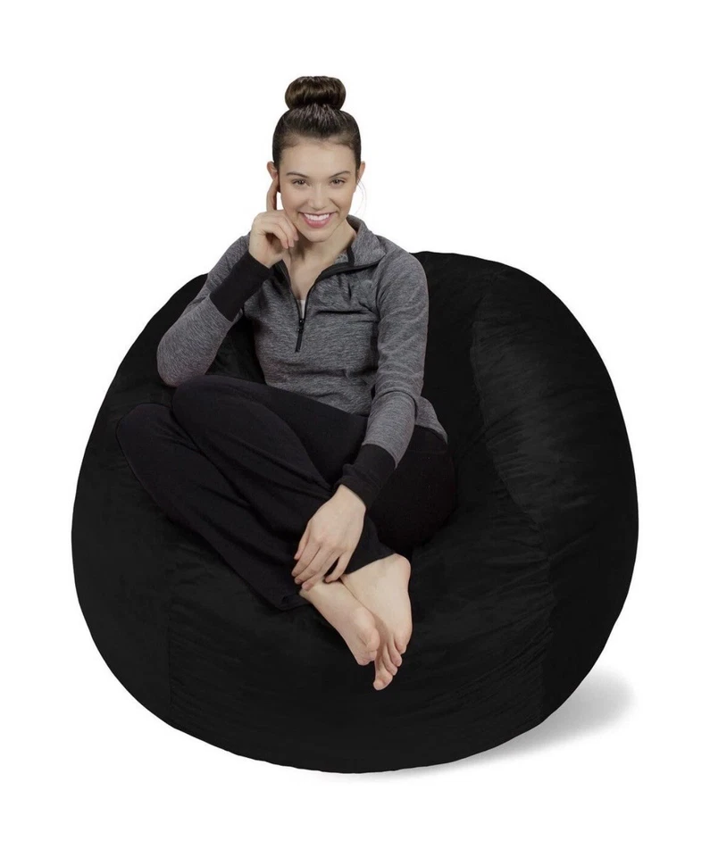 4-футовое кресло-мешок с эффектом памяти удобная поддержка для всех возрастов - Изображение 1 из 1