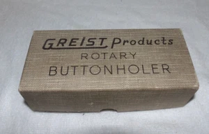 Greist Rotary Buttonholer for Vintage Sewing Machine MIB Complete - Picture 1 of 5