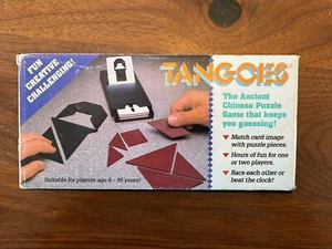 2001 Tangoes The Ancient Chinese Puzzle Game 100% COMPLETE Card Tile Tangrams - Picture 1 of 9