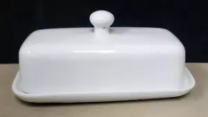 Porcelain Butter Dish with Lid - Picture 1 of 2