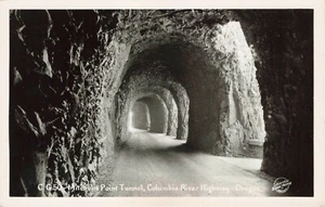 VINTAGE RPPC COLUMBIA RIVER HIGHWAY OREGON MITCHELL POINT TUNNELS SAWYERS 032122 - Picture 1 of 2